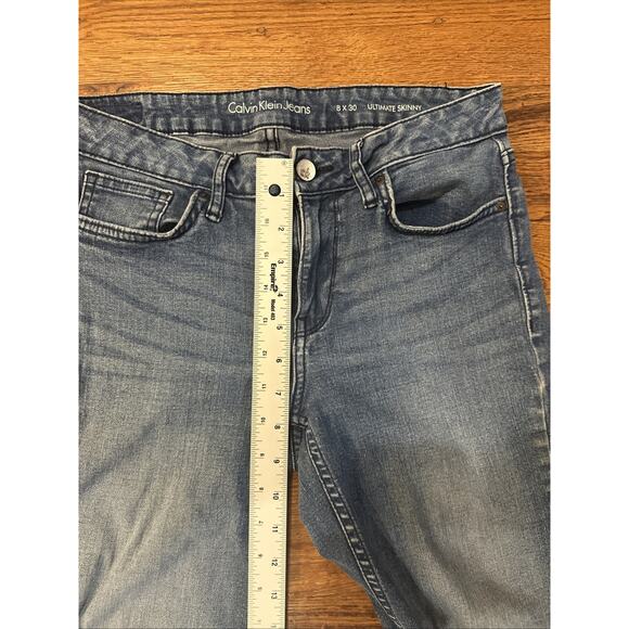 Calvin Klein Jeans Womens Blue 8x30 Ultimate Skinny - Picture 5 of 11